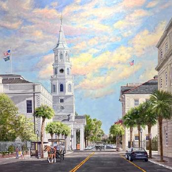 Charleston Church, William Beebe, Art, Saint Michael's, Charleston